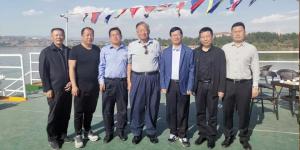 中國黃河文化經(jīng)濟(jì)發(fā)展研究會何光暐會長一行赴我市考察交流，與文旅集團(tuán)達(dá)成戰(zhàn)略合作